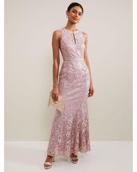 Phase Eight - Jaclyn Embroidered Maxi Dress - Lyst