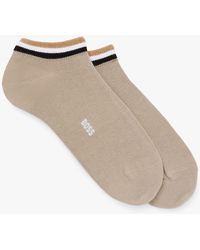 BOSS - Boss Iconic Stripe Design Ankle Socks - Lyst