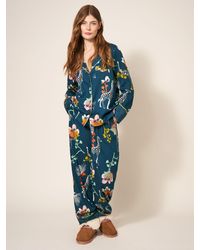 White Stuff - Nina Floral Print Organic Cotton Blend Pyjama Shirt - Lyst