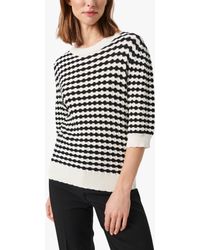 Soaked In Luxury - Indianna Slim Fit 1/2 Sleeve Jumper - Lyst