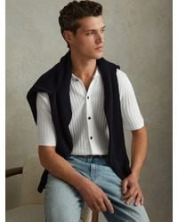 Reiss - Murray Ribbed Knit Shirt - Lyst