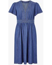 maisie metallic lace shift dress