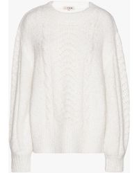 A-View - Patrisia Cable Knit Jumper - Lyst