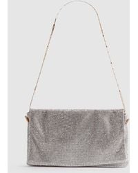 Reiss - Soho Embellished Chainmail Shoulder Bag - Lyst