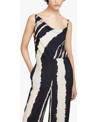 Sisley - Allover Print Wide Palazzo Jumpsuit - Lyst