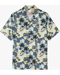 Paul Smith - Ps Short Sleeve Casual Fit Palm Print Shirt - Lyst