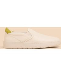 White Stuff - Leather Slip On Trainers - Lyst