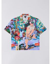 Edwin - Hedi Thami Short Sleeve Relaxed Fit Novelty Print Shirt - Lyst