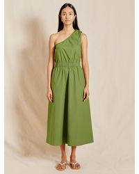 Albaray - One Shoulder Organic Cotton Midi Dress - Lyst
