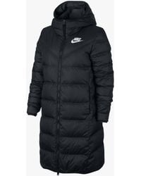 nike womens long coat