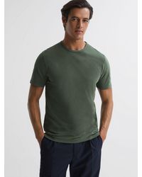 Reiss - Melrose Plain Cotton T-shirt - Lyst