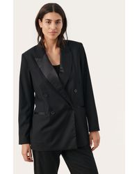 Part Two - Dafne Double Breasted Blazer - Lyst