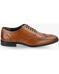 Silver Street London - Leather Oxford Brogue Shoes - Lyst