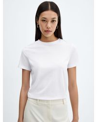 Mango - Chalaca Classic Cotton T-shirt - Lyst
