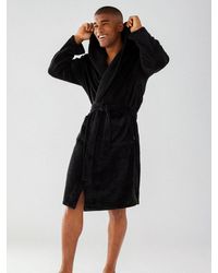 Chelsea Peers - Fluffy Hooded Dressing Gown - Lyst