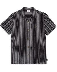 Chelsea Peers - Linen Blend Stripe Shirt - Lyst