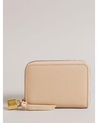 Ted Baker - Wesmin Padlock Small Leather Purse - Lyst