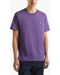 Benetton - Short Sleeve T-shirt - Lyst