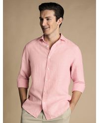 Charles Tyrwhitt - Slim Fit Linen Shirt - Lyst