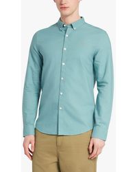 Farah - Brewer Long Sleeve Organic Cotton Shirt - Lyst