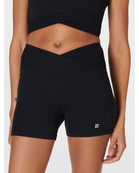 Sweaty Betty - Super Soft Ultra-lite Wrap Yoga Shorts - Lyst