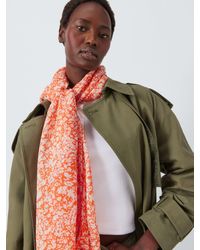 John Lewis - Agnes Floral Print Recycled Polyester Scarf - Lyst