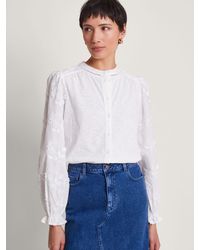 Monsoon - Indi Cotton Long Sleeve Shirt - Lyst
