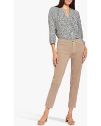 NYDJ - Stella Tapered Ankle Jeans - Lyst