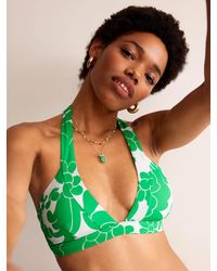 Boden - Ithaca Opulent Whirl Print Halterneck Bikini Top - Lyst
