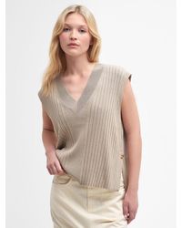 Barbour - International Alicia Sleeveless Knit Top - Lyst