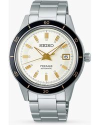 Seiko - Srpg03j1 Presage Automatic Date Bracelet Strap Watch - Lyst