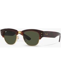 Ray-Ban - Rb0316s Mega Clubmaster Oval Sunglasses - Lyst