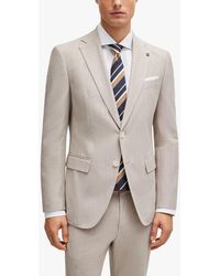 BOSS - Boss H-hutson Wool Blend Slimt Fit Suit Jacket - Lyst