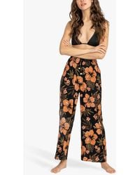 Billabong - Sprint Floral Print Beach Trousers - Lyst