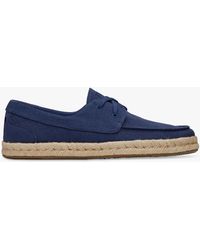 TOMS - Cabo Rope Boat Shoes - Lyst