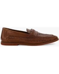 Dune - Brickles Casual Woven Loafers - Lyst
