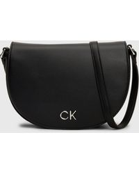 Calvin Klein - Half Moon Saddle Bag - Lyst