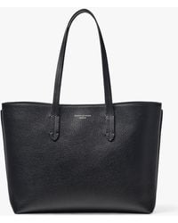 Aspinal of London - Regent East West Pebble Leather Tote Bag - Lyst