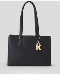 Karl Lagerfeld - K/lock Medium Leather Tote Bag - Lyst