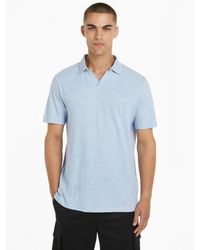 Calvin Klein - Organic Cotton Short Sleeve Polo Shirt - Lyst