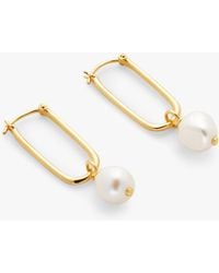 John Lewis - Gemstones & Pearls Baroque Pearl Drop Earrings - Lyst