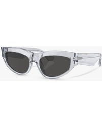 Burberry - Be4425u Cat's Eye Sunglasses - Lyst