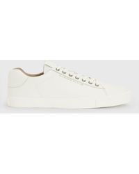 AllSaints - Brody Leather Low Top Trainers - Lyst