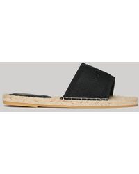 Superdry - Lace Overlay Canvas Espadrille Sliders - Lyst