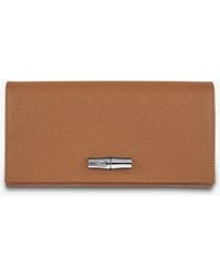 Longchamp - Roseau Leather Continental Wallet - Lyst