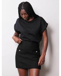 Albaray - Tweed Wool Blend Mini Skirt - Lyst