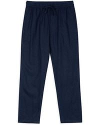 Chelsea Peers - Linen Blend Relaxed Trousers - Lyst