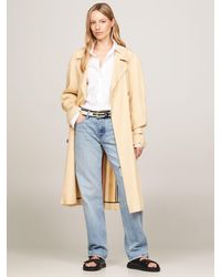 Tommy Hilfiger - Fluid Double Breasted Trench Coat - Lyst