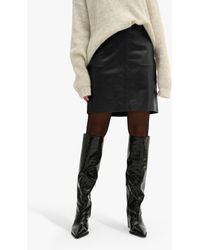 My Essential Wardrobe - A Line Leather Skirt - Lyst