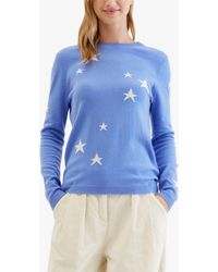Chinti & Parker - Wool And Cashmere Blend Star Jumper - Lyst